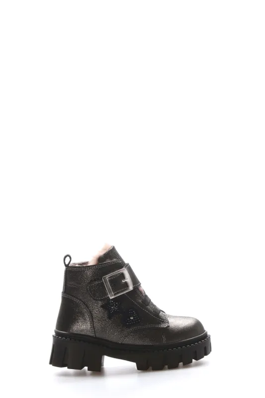 Hakiki Deri Kürklü Unisex Çocuk Klasik Bot 157KXA1774 Mavi sold by Wessi