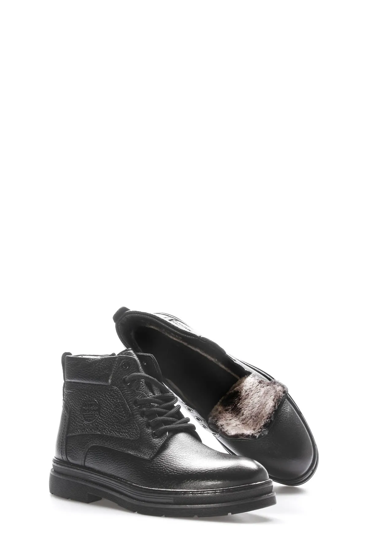 Hakiki Deri Erkek Klasik Bot 815SMA851 Siyah sold by Wessi product image thumbnail 4