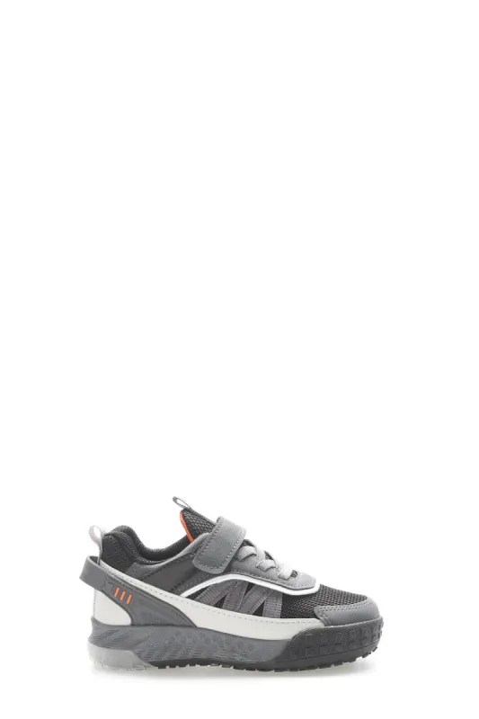 Unisex Çocuk Sneaker Ayakkabı 615XCA1975 Füme Siyah Oranj sold by Wessi