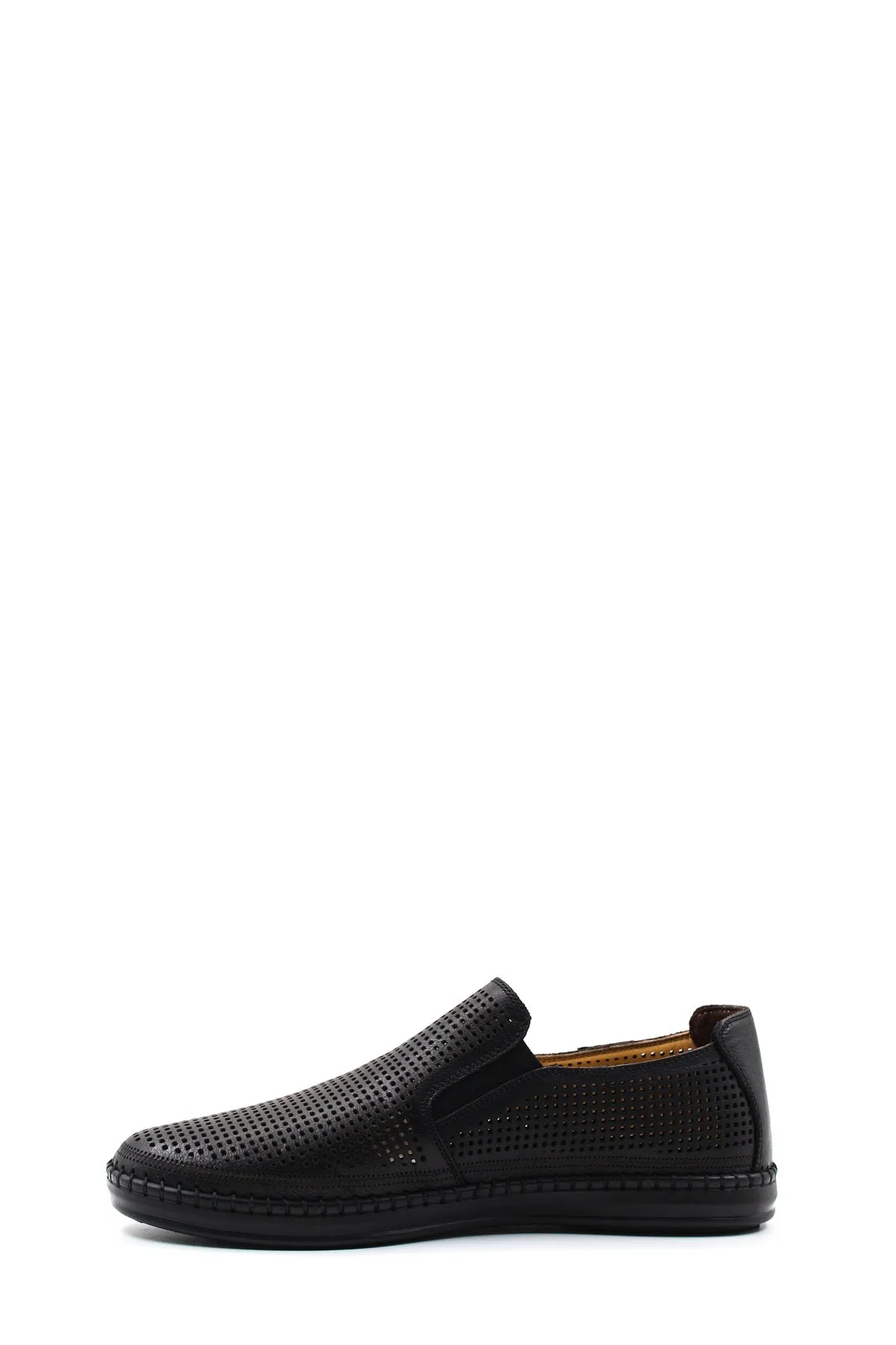 Black Perforated Slip-On Loafers-Wessi sold by Wessi product image thumbnail 2