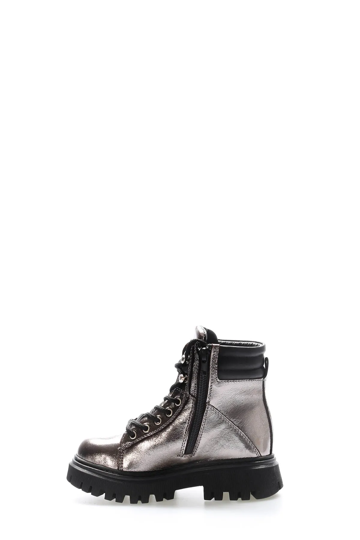 Hakiki Deri Kürklü Unisex Çocuk Klasik Bot 612KFA1589-2 Çelik sold by Wessi product image thumbnail 2