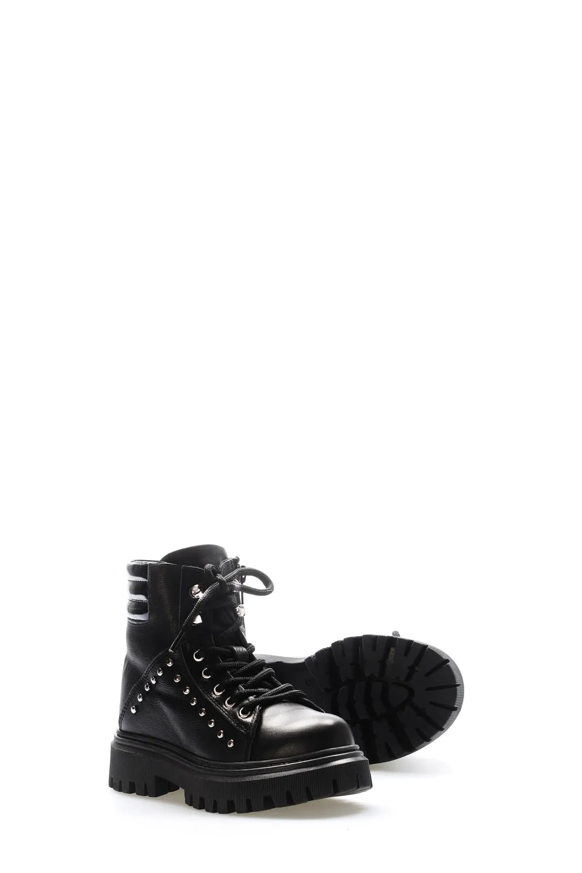 Hakiki Deri Kürklü Unisex Çocuk Klasik Bot 612KFA1589-2 Siyah sold by Wessi product image thumbnail 3