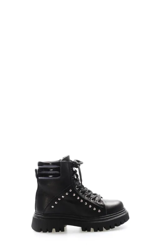 Hakiki Deri Kürklü Unisex Çocuk Klasik Bot 612KFA1589-2 Siyah sold by Wessi