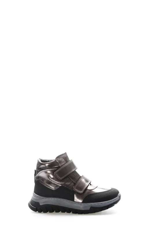 Hakiki Deri Kürklü Unisex Çocuk Klasik Bot 612KFA1586-2 Platin sold by Wessi