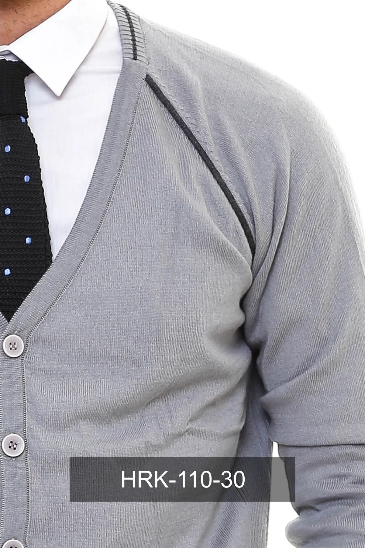 Grey Cotton Knitwear - Wessi sold by Wessi product image thumbnail 4