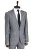 Slim Fit Houndstooth Patterned 2 Piece Grey Men Suit - Wessi sold by Wessi