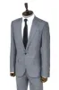 Slim Fit Houndstooth Patterned 2 Piece Grey Men Suit - Wessi sold by Wessi