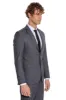 2 Buttons 2 Piece Grey Men Suit - Wessi sold by Wessi