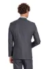 2 Buttons 2 Piece Grey Men Suit - Wessi sold by Wessi