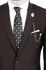 2 Buttons 2 Piece Brown Men Suit - Wessi sold by Wessi