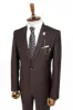 2 Buttons 2 Piece Brown Men Suit - Wessi sold by Wessi