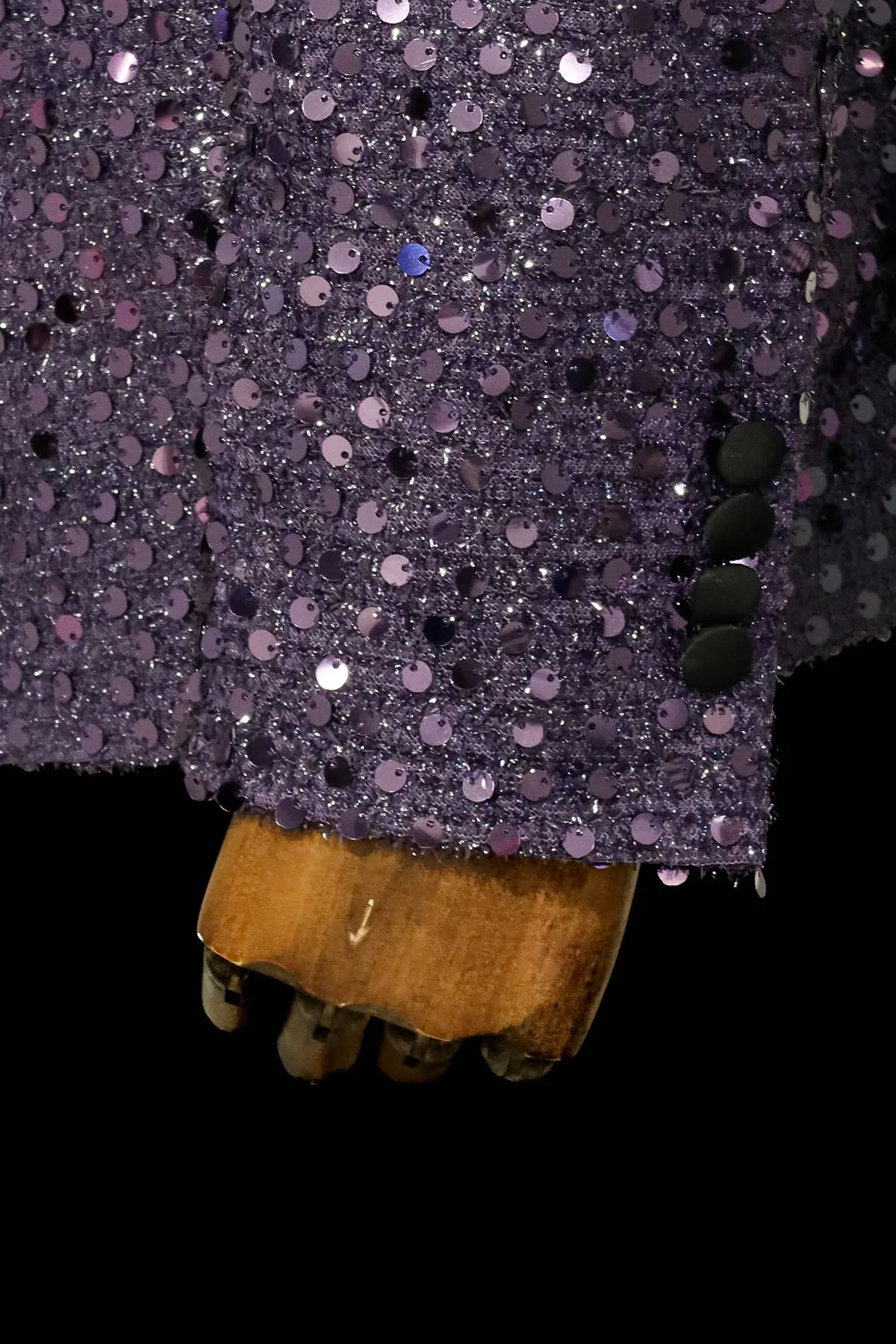 Glitter Pattern Purple Men Prom Blazer - Wessi sold by Wessi product image thumbnail 4