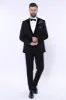 Velvet Collar Patterned Black Tuxedo | Wessi sold by Wessi
