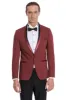 Shawl Lapel Burgundy Tuxedo Suit | Wessi sold by Wessi