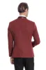 Shawl Lapel Burgundy Tuxedo Suit | Wessi sold by Wessi