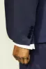 Patterned Velvet Lapel Navy Men Tuxedo - Wessi sold by Wessi