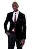 Wide Peak Lapel Velvet Black Blazer - Wessi sold by Wessi