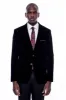 Wide Peak Lapel Velvet Black Blazer - Wessi sold by Wessi