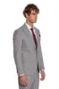 Two Piece Patterned Grey Men Suit - Wessi sold by Wessi