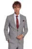 Two Piece Patterned Grey Men Suit - Wessi sold by Wessi