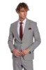 Two Piece Patterned Grey Men Suit - Wessi sold by Wessi