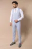 Mono Lapel Patterned Light Blue Tuxedo Suit-Wessi sold by Wessi