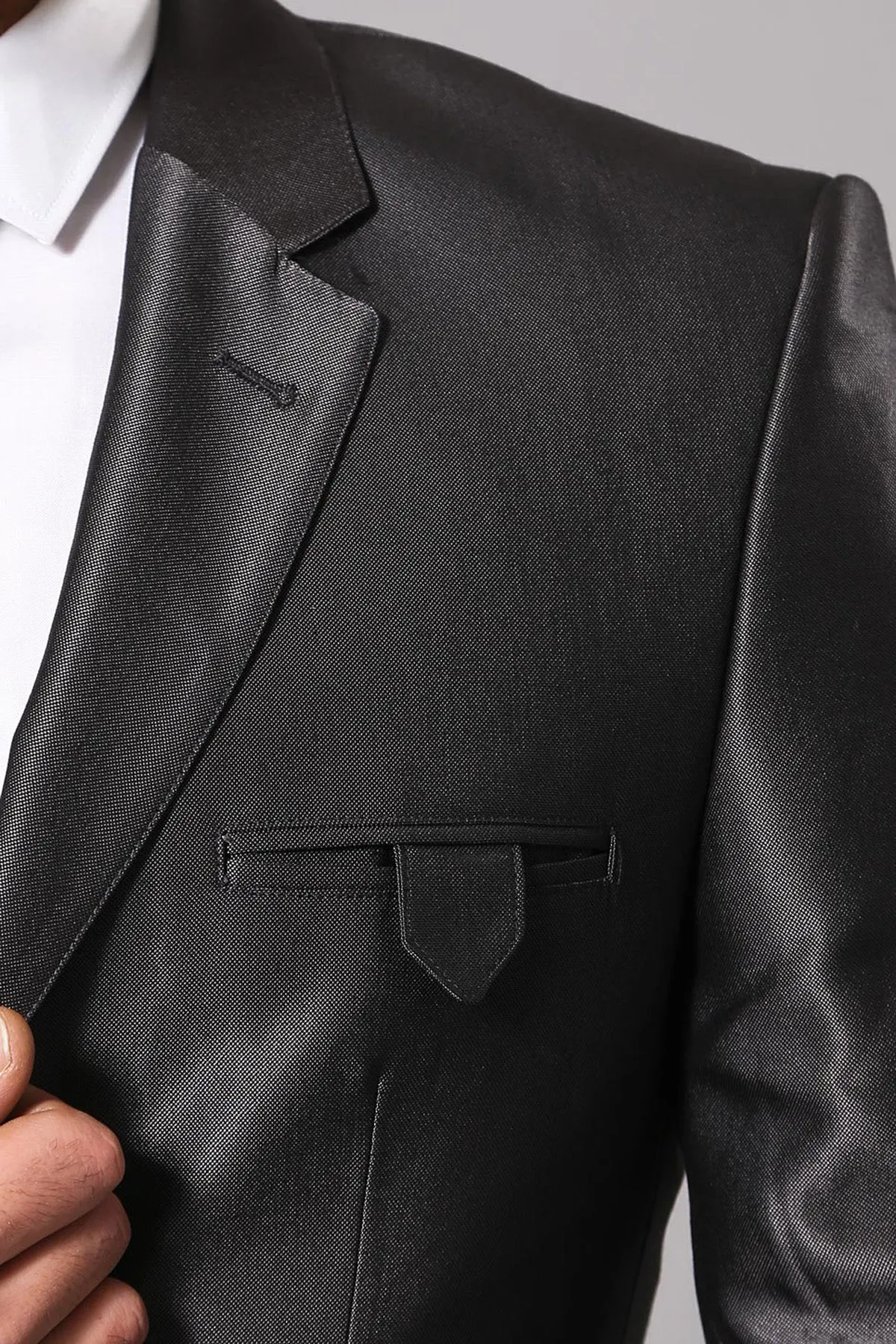 Shiny Smoked Men's Suit - Wessi sold by Wessi product image thumbnail 2