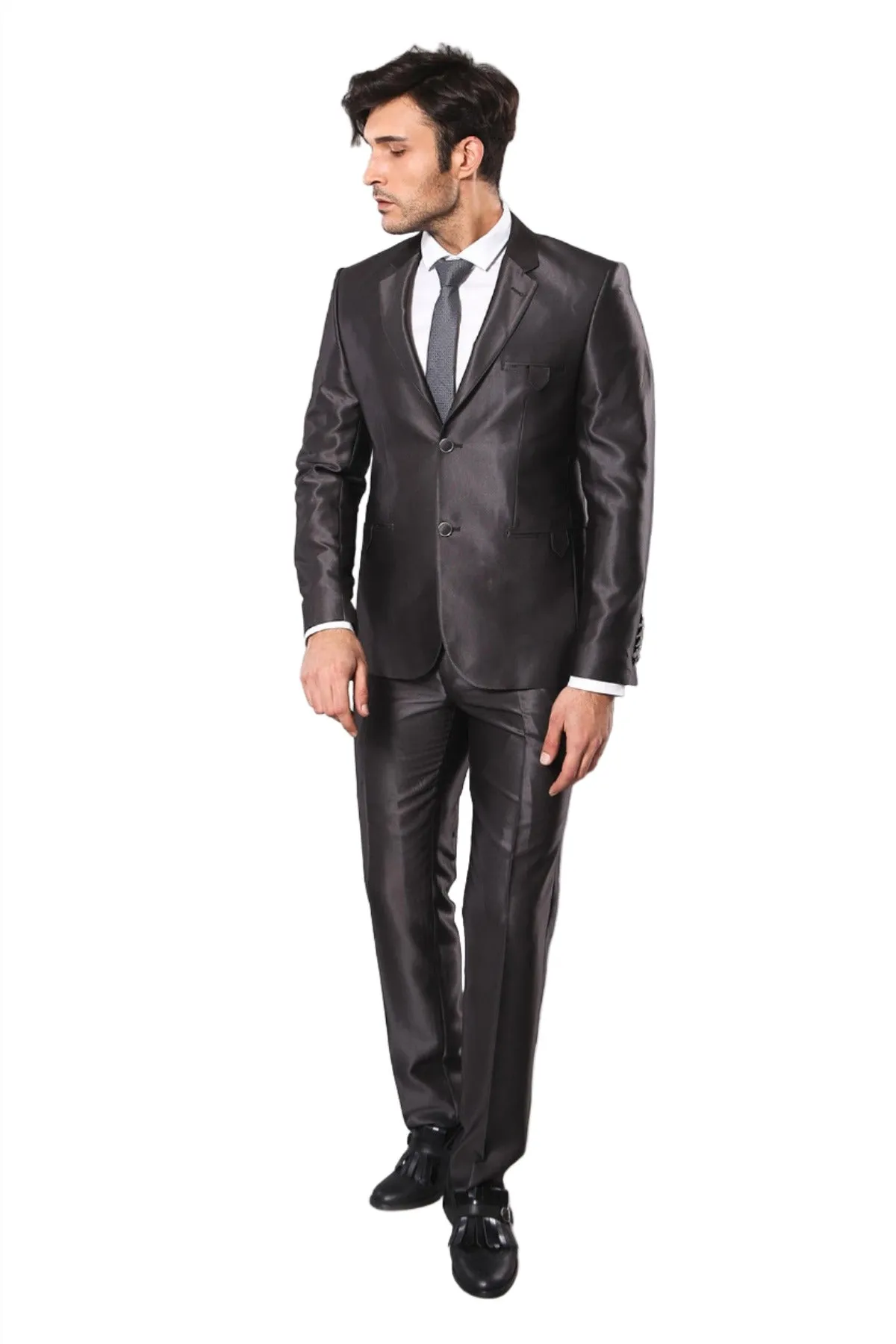 Shiny Smoked Men's Suit - Wessi sold by Wessi product image thumbnail 4