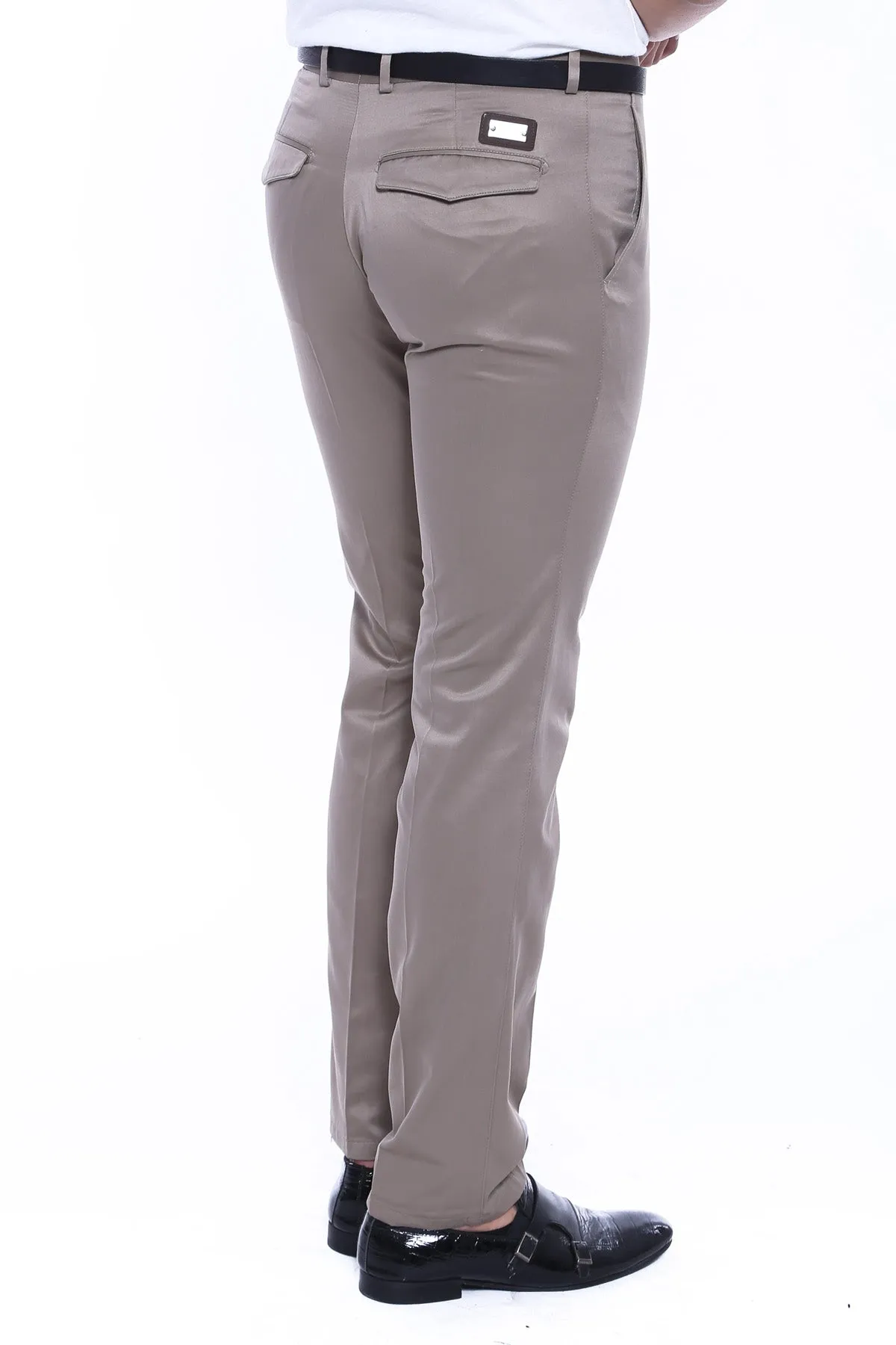 Pocket Flap Cotton Mink Pants-Wessi sold by Wessi product image thumbnail 2
