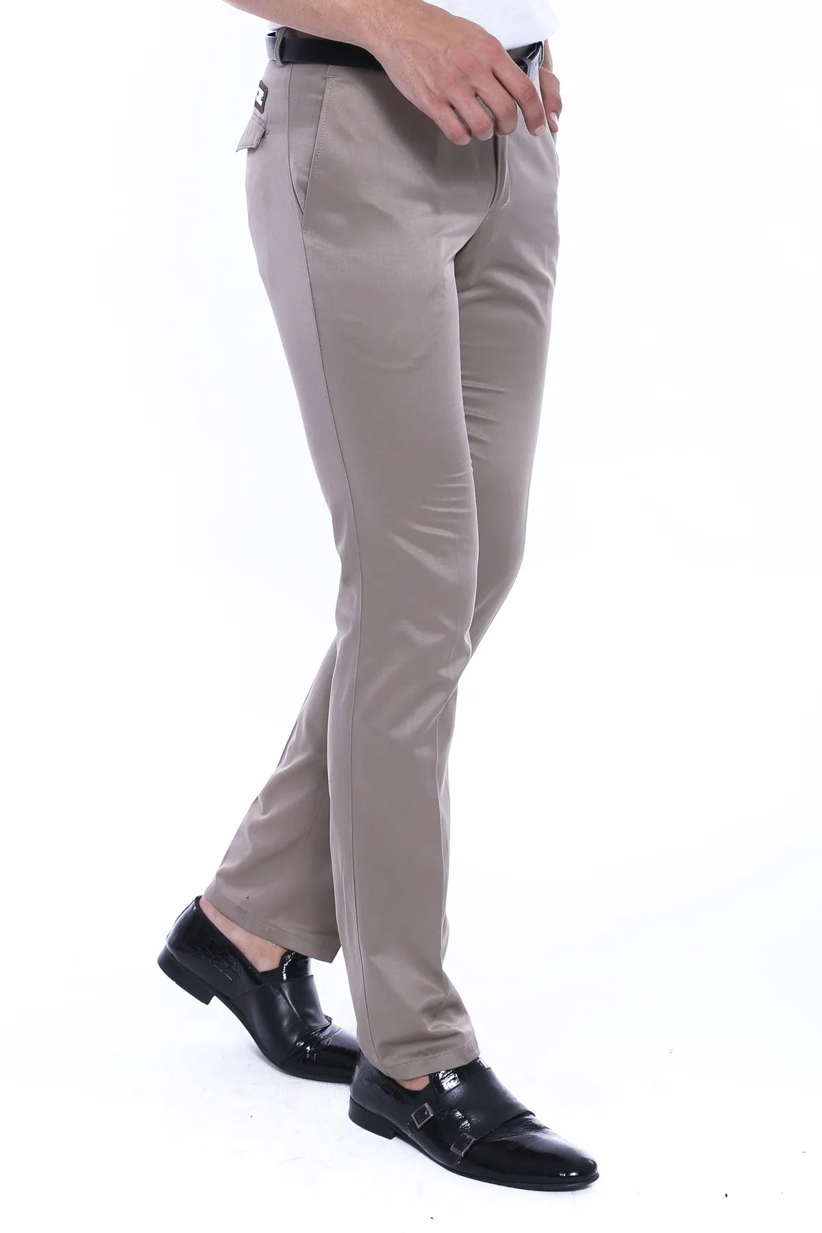 Pocket Flap Cotton Mink Pants-Wessi sold by Wessi