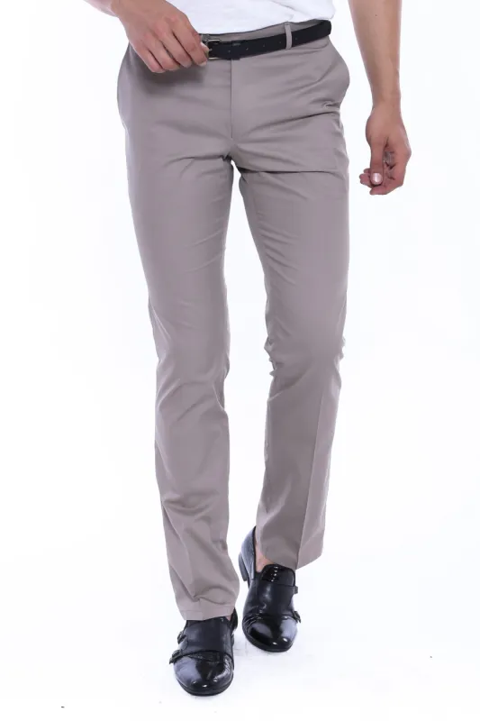 Pocket Flap Cotton Grey Pants-Wessi sold by Wessi