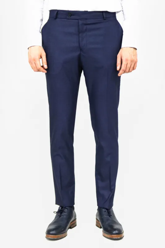 Plain Navy Blue Men Trousers - Wessi sold by Wessi