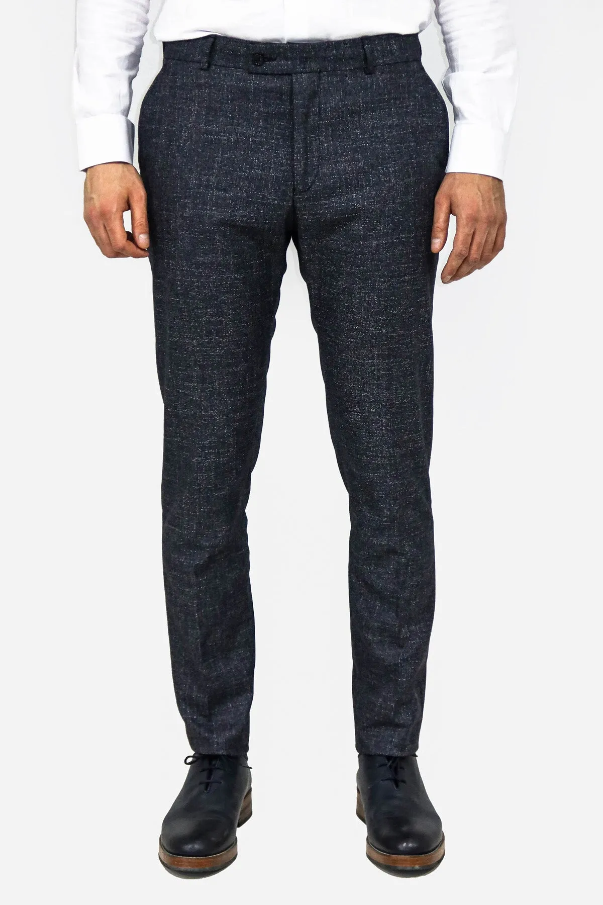 Plain Navy Blue Men Trousers - Wessi sold by Wessi