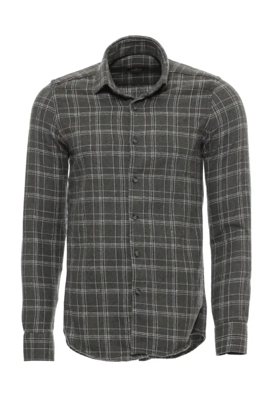 Plaid Green Men Lumberjack Shirt - Wessi sold by Wessi