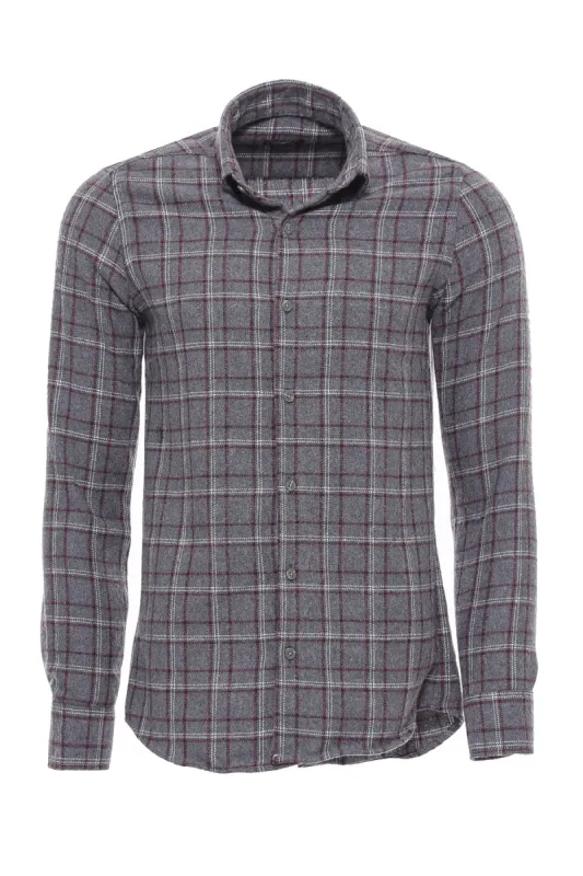 Checked Grey Men Lumberjack Shirt - Wessi sold by Wessi