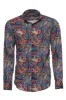 Patterned Slim Fit Long Sleeves Multicolor Men Shirt - Wessi sold by Wessi