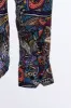 Patterned Slim Fit Long Sleeves Multicolor Men Shirt - Wessi sold by Wessi