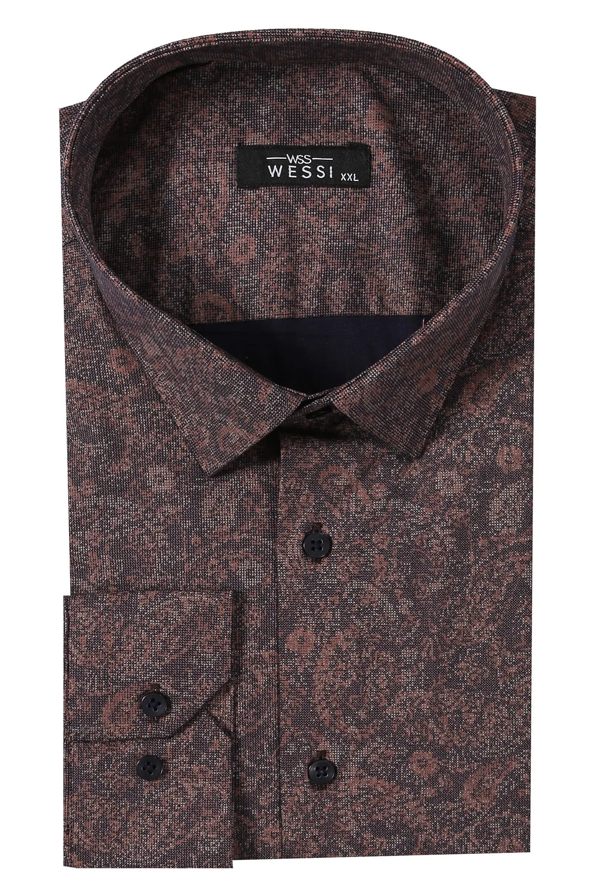 Brown Patterned Shirt | Wessi - Wessi sold by Wessi product image thumbnail 4