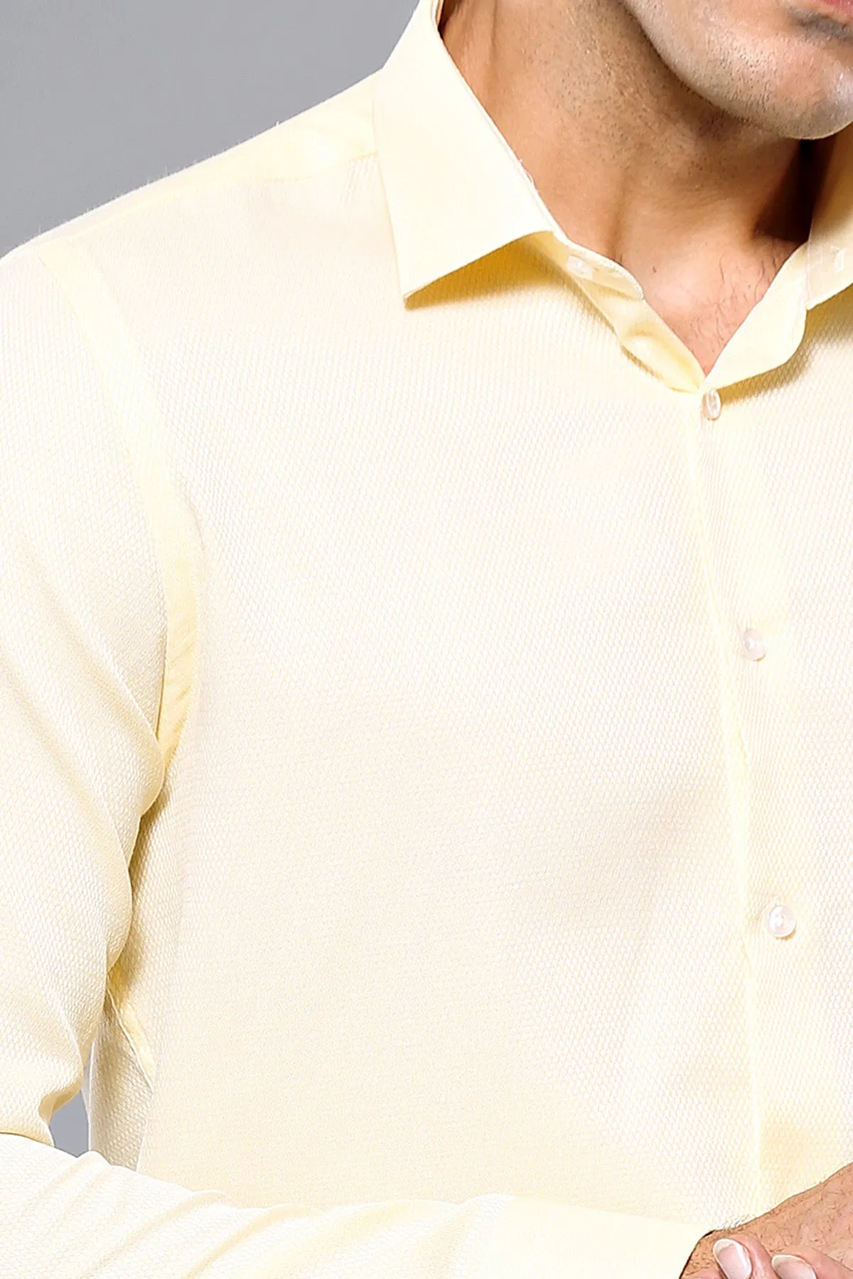 Patterned Yellow Casual Shirt | Wessi - Wessi sold by Wessi product image thumbnail 3