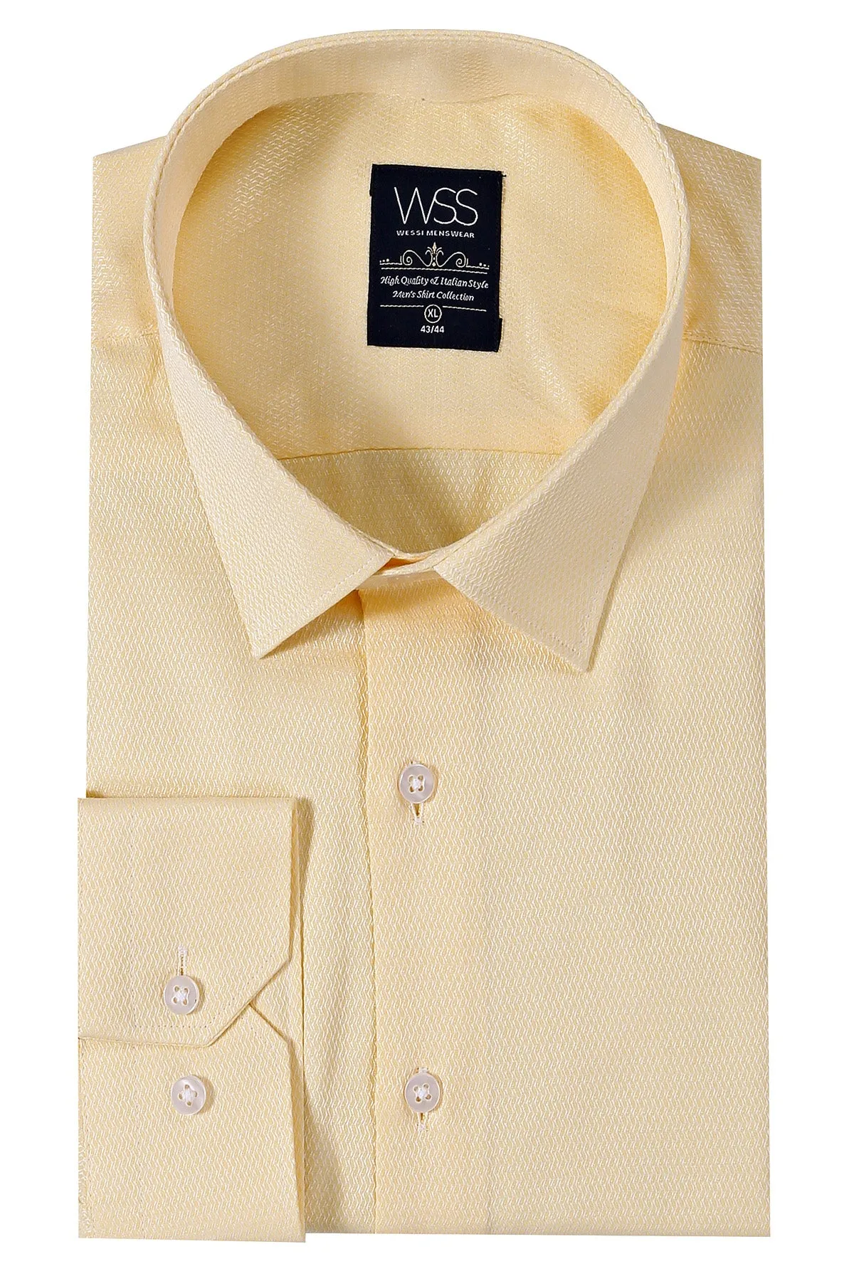 Patterned Yellow Casual Shirt | Wessi - Wessi sold by Wessi product image thumbnail 4