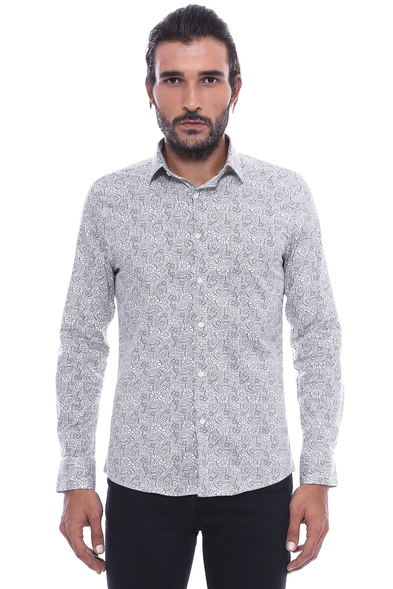 Floral Patterned Slim Fit Shirt | Wessi - Wessi sold by Wessi
