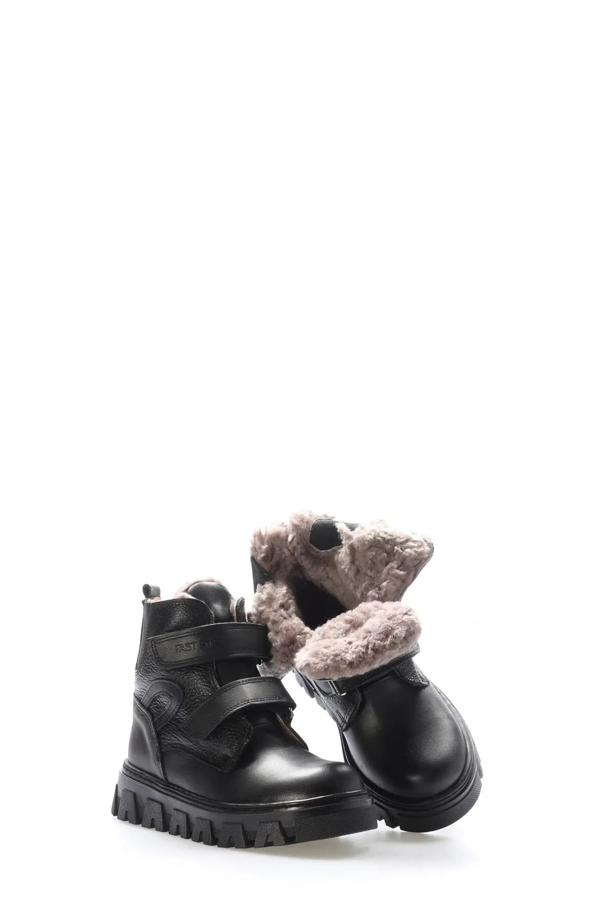 Hakiki Deri Kürklü Unisex Çocuk Klasik Bot 006KFA001 Siyah sold by Wessi product image thumbnail 4