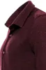 Herringbone Patterned Dark Burgundy Men Lumberjack Shirt - Wessi sold by Wessi