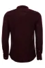 Herringbone Patterned Dark Burgundy Men Lumberjack Shirt - Wessi sold by Wessi