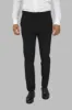 Golden Sequin Peak Lapel Tuxedo Jacket with Black Pants - Groom Party Look sold by Wessi
