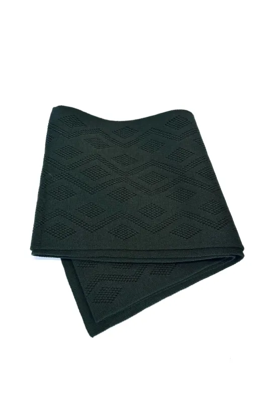 Diamond Patterned Men Green Scarf - Wessi sold by Wessi
