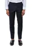 Burgundy Slim Fit Suit, White Shirt, and Navy Blue Tie Modern Classic Look - Wessi sold by Wessi