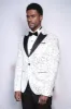 Glitter Pattern White Men Prom Blazer - Wessi sold by Wessi