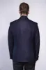 Satin Shawl Lapel Textured Men's Navy Blue Tuxedo Jacket - Wessi sold by Wessi
