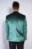 Sparkling Dotted Peak Lapel Men's Green Tuxedo Jacket - Wessi sold by Wessi